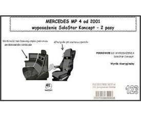 Чохол MERCEDES MP IV від 2011 SoloStar Concept, 2ремені Чохол MERCEDES MP IV від 2011 SoloStar Concept, 2ремені